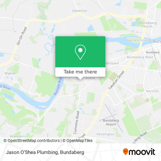 Mapa Jason O'Shea Plumbing