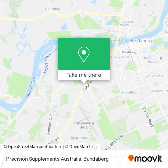 Precision Supplements Australia map