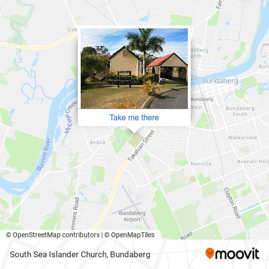 Mapa South Sea Islander Church