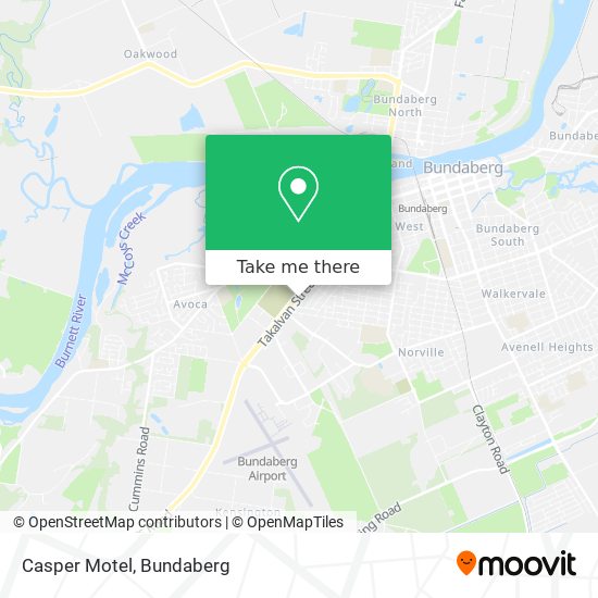 Casper Motel map