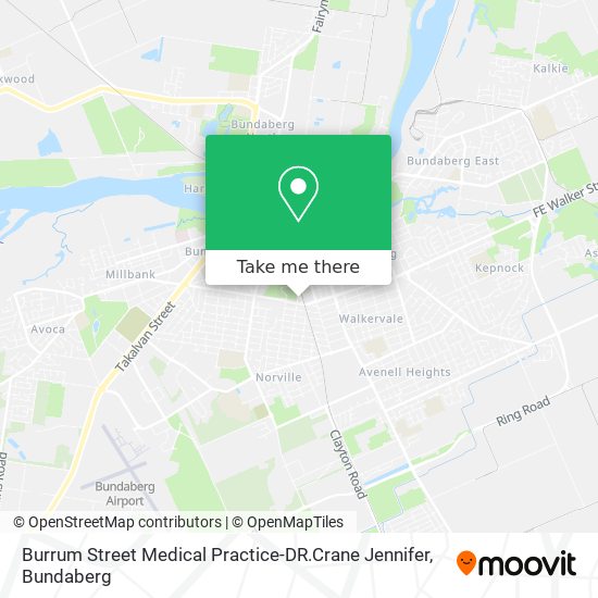 Burrum Street Medical Practice-DR.Crane Jennifer map