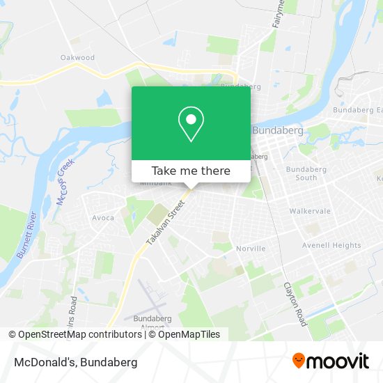 McDonald's map