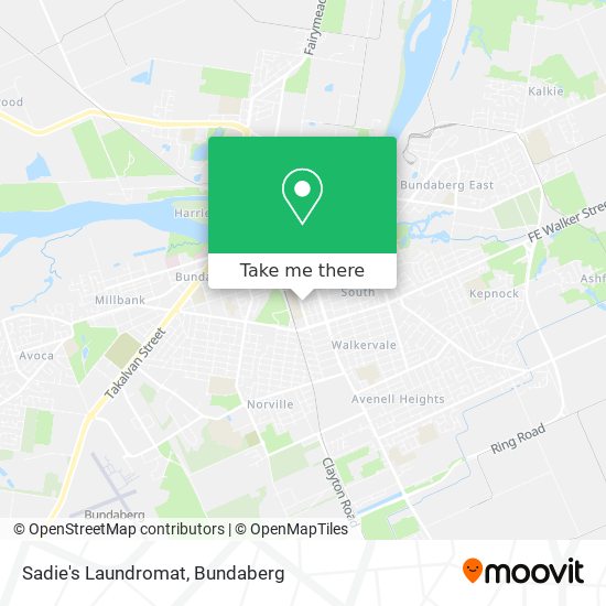 Mapa Sadie's Laundromat