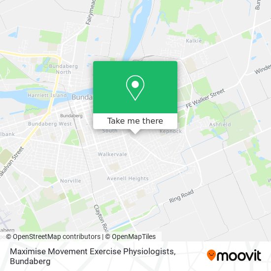 Mapa Maximise Movement Exercise Physiologists