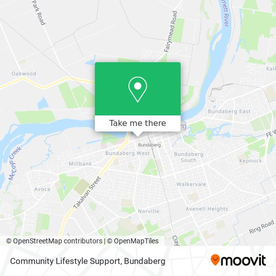 Community Lifestyle Support map