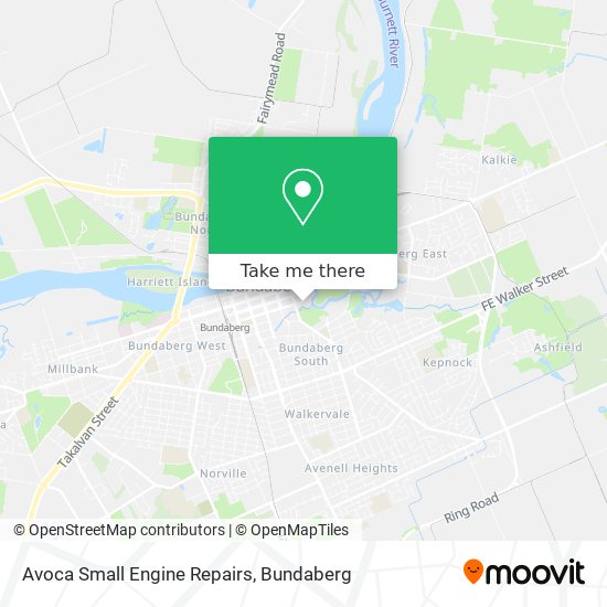 Avoca Small Engine Repairs map