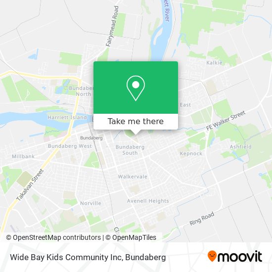 Wide Bay Kids Community Inc map