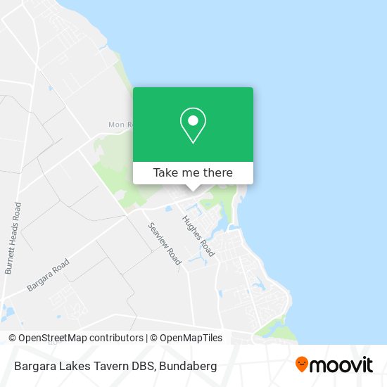 Bargara Lakes Tavern DBS map