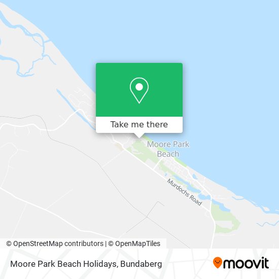 Mapa Moore Park Beach Holidays