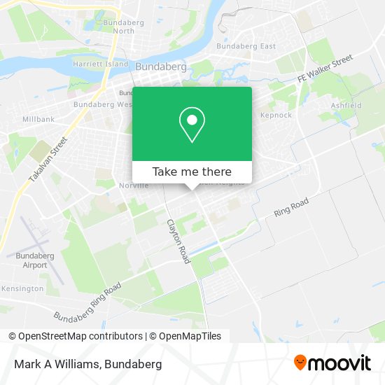 Mark A Williams map