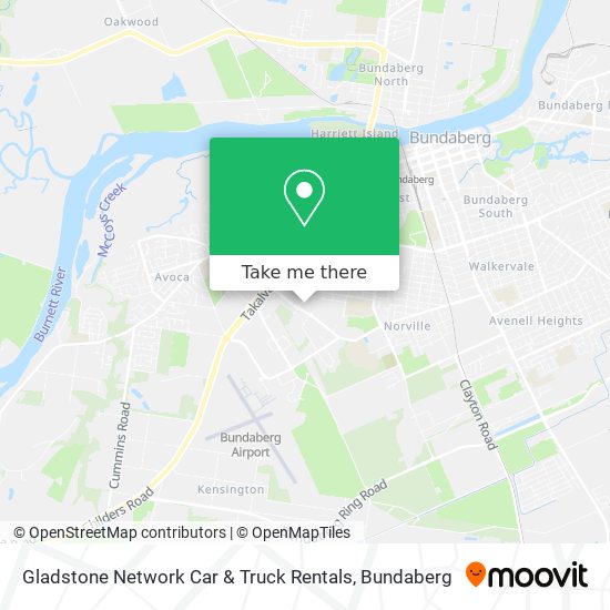 Gladstone Network Car & Truck Rentals map