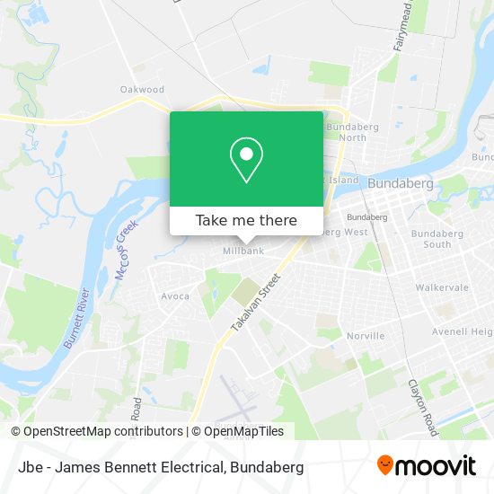 Jbe - James Bennett Electrical map