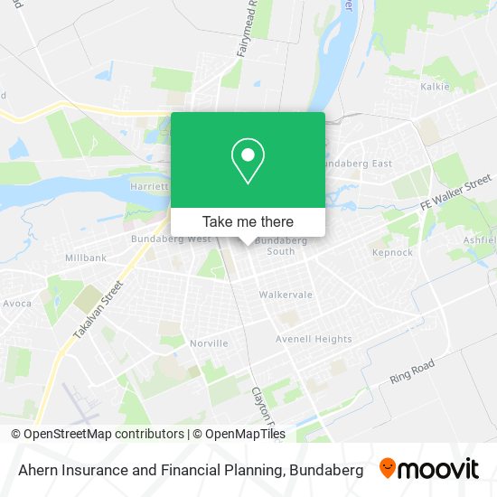 Ahern Insurance and Financial Planning map