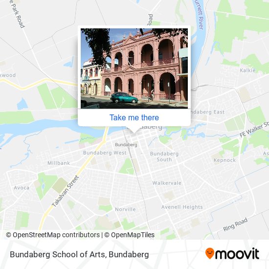 Bundaberg School of Arts map