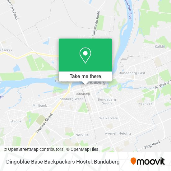 Dingoblue Base Backpackers Hostel map