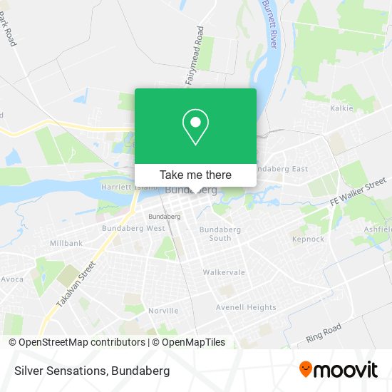 Silver Sensations map