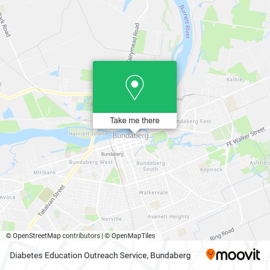 Diabetes Education Outreach Service map