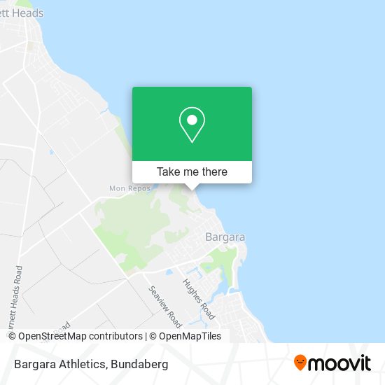 Bargara Athletics map