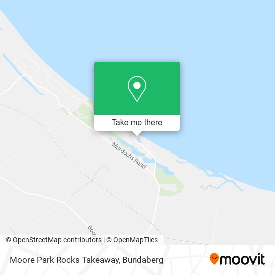 Moore Park Rocks Takeaway map