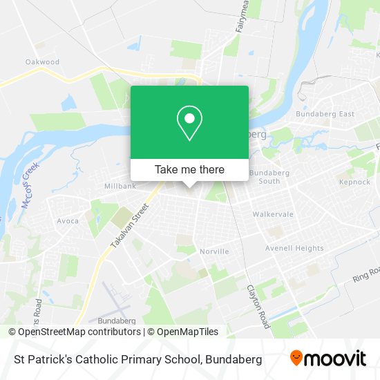 Mapa St Patrick's Catholic Primary School