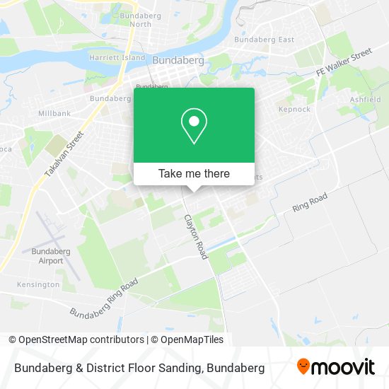 Bundaberg & District Floor Sanding map