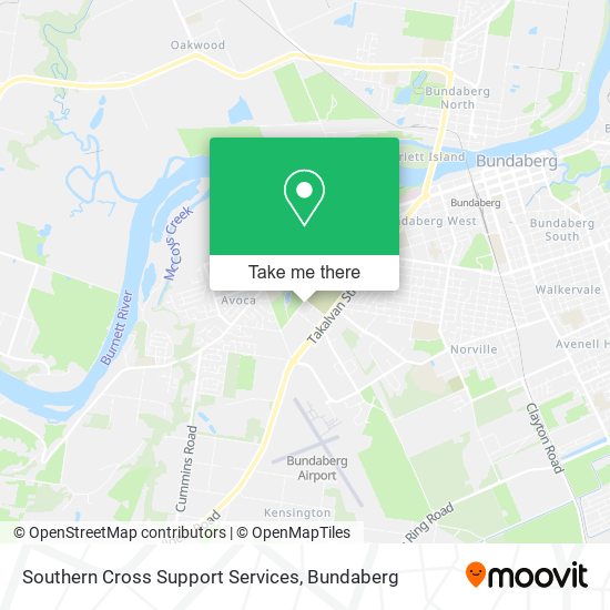 Southern Cross Support Services map