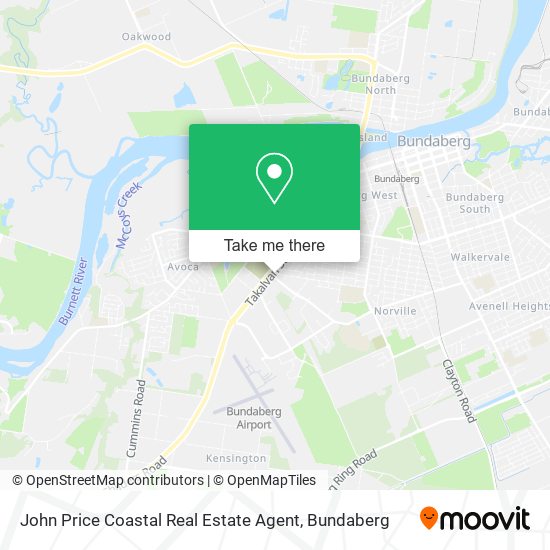 Mapa John Price Coastal Real Estate Agent