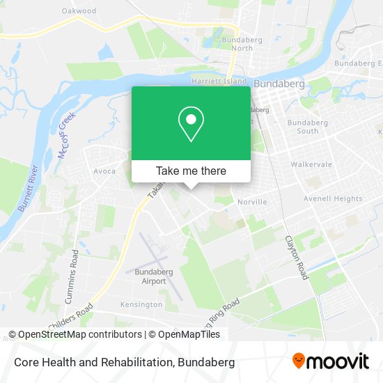 Mapa Core Health and Rehabilitation