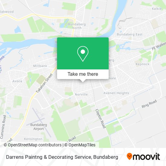 Darrens Paintng & Decorating Service map