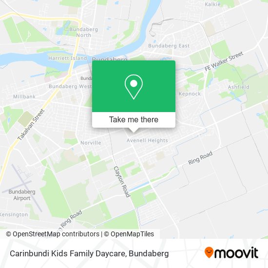 Mapa Carinbundi Kids Family Daycare
