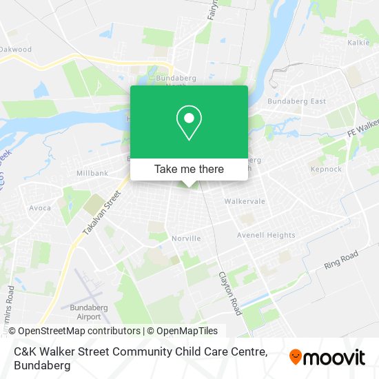 Mapa C&K Walker Street Community Child Care Centre