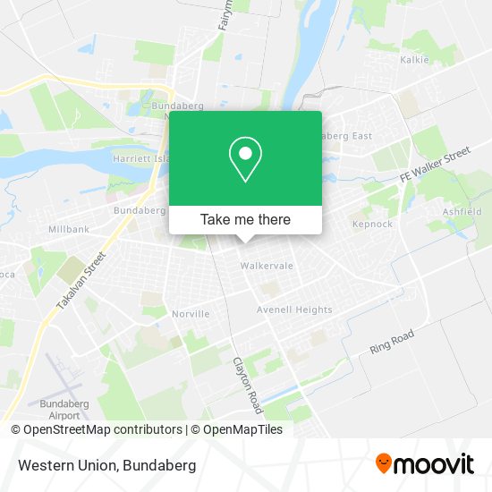 Western Union map