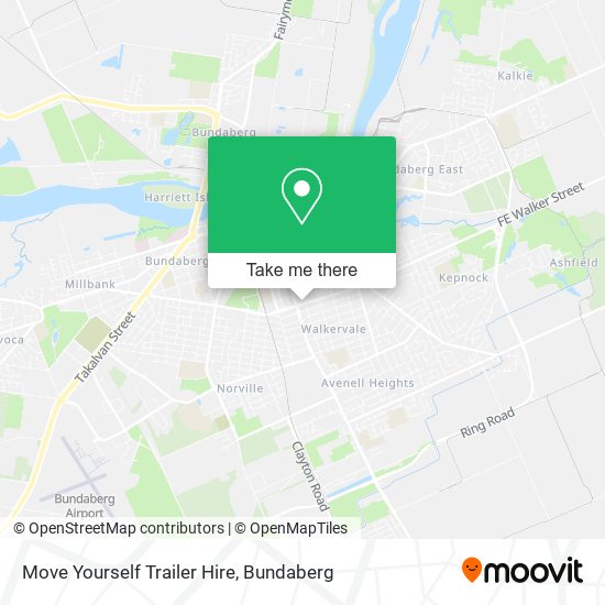 Move Yourself Trailer Hire map