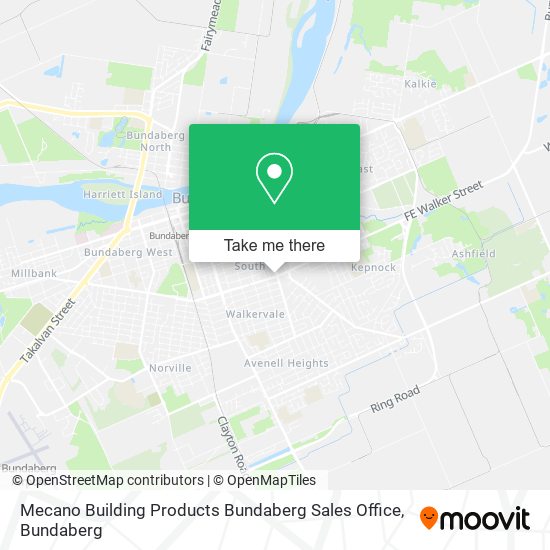 Mecano Building Products Bundaberg Sales Office map