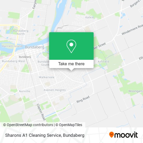 Sharons A1 Cleaning Service map