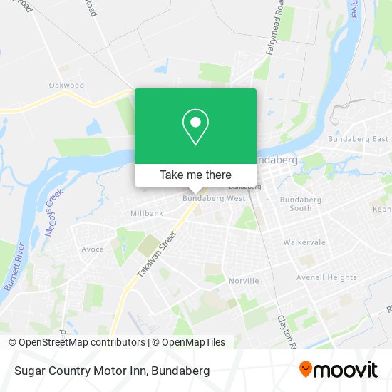 Sugar Country Motor Inn map