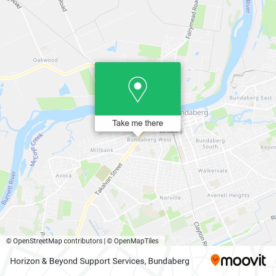 Horizon & Beyond Support Services map