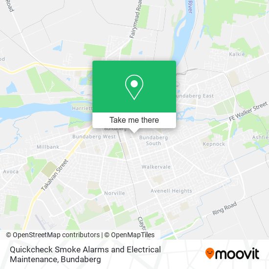 Quickcheck Smoke Alarms and Electrical Maintenance map