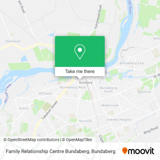 Family Relationship Centre Bundaberg map