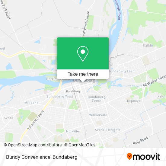 Bundy Convenience map