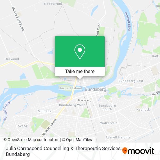 Julia Carrascend Counselling & Therapeutic Services map