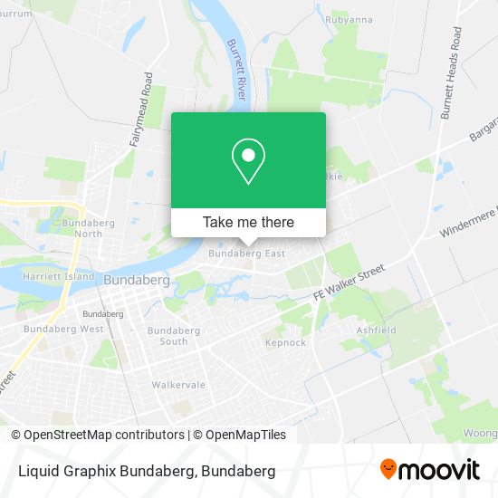 Liquid Graphix Bundaberg map