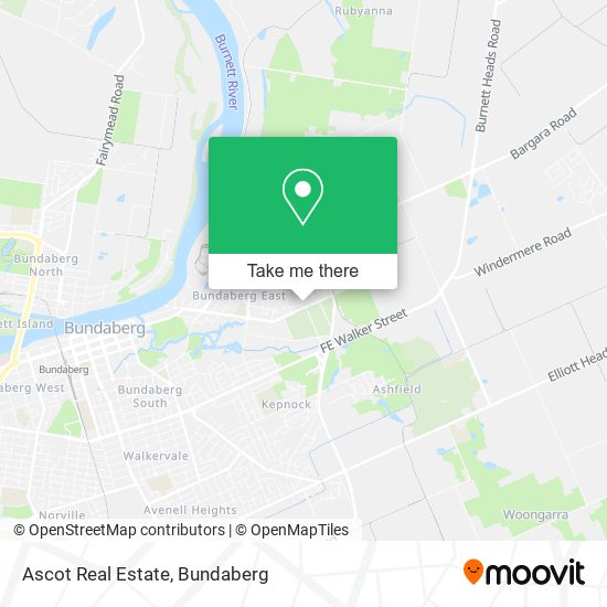Mapa Ascot Real Estate