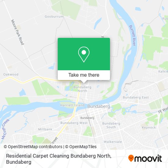 Residential Carpet Cleaning Bundaberg North map
