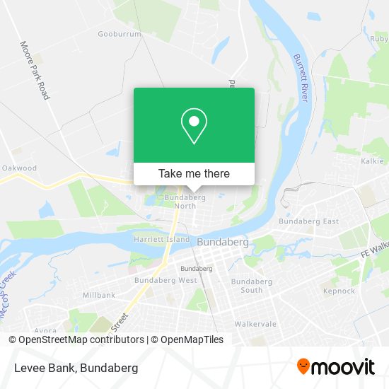 Mapa Levee Bank