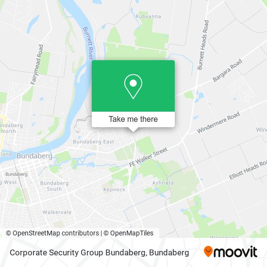 Mapa Corporate Security Group Bundaberg