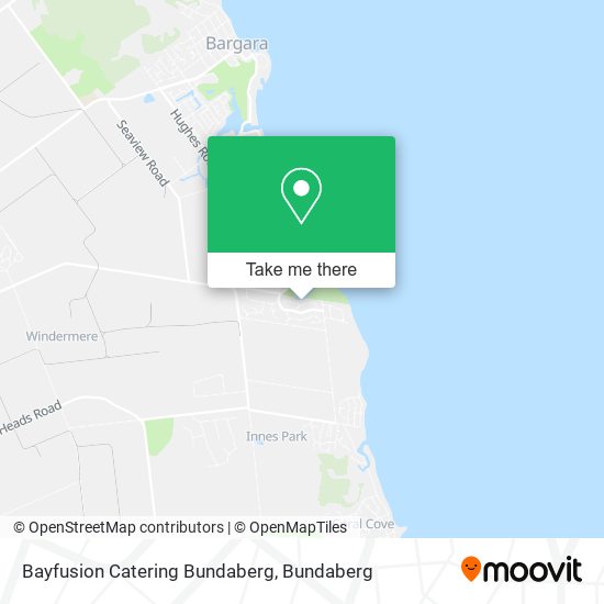 Bayfusion Catering Bundaberg map