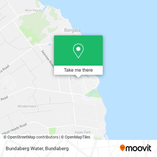 Bundaberg Water map
