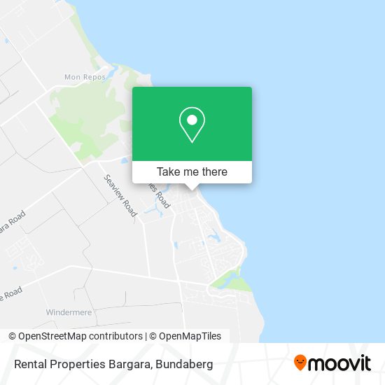 Rental Properties Bargara map