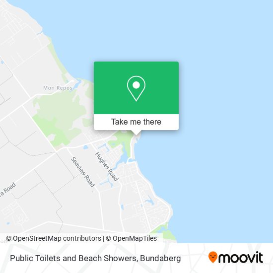 Public Toilets and Beach Showers map